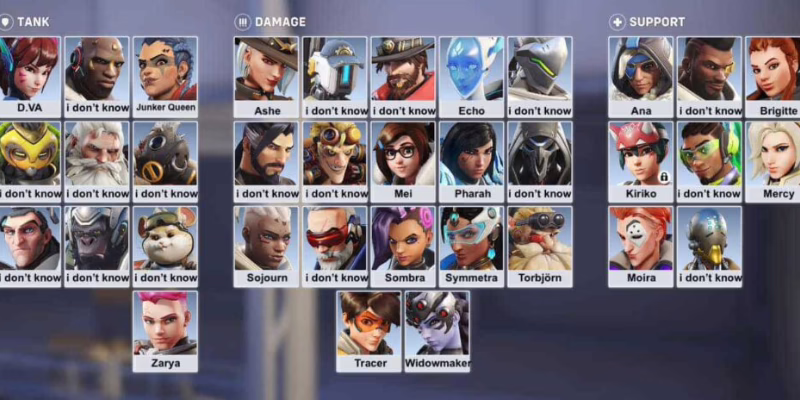 Hệ thống nhân vật trong game Over Watch 2