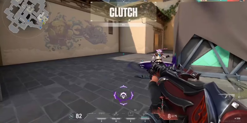 Một pha clutch toàn đội địch trong game vô cùng mãn nhãn