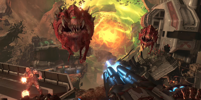 Hệ thống quái vật trong game Doom Eternal khá gai góc